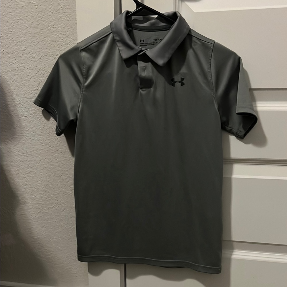 Under Armour Gray Performance Polo Shirt